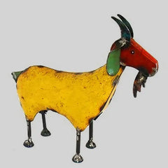 Goat Recycled Metal Animal