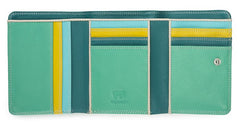 Mywalit Small Tri-Fold Leather Wallet in Mint