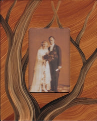 Grant-Noren Hand Painted Faux Finish Picture Frame