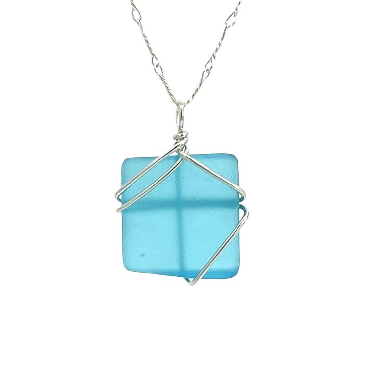 Seaglass Wrapped Necklace Collection