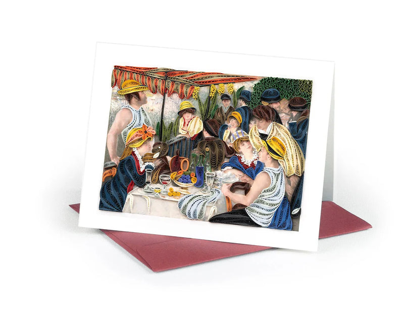 Quilled Artist Series - Luncheon of the Boating Party, Renoir Quilled Artist Series - Luncheon of the Boating Party, Renoir