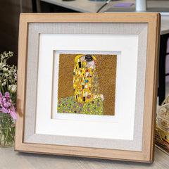 Quilled Artist Series - The Kiss, Klimt Greeting Card