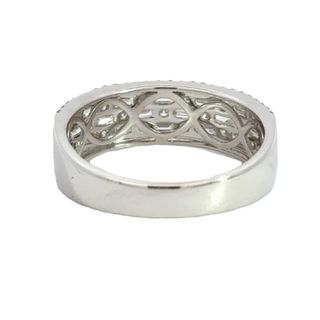 Diamond Wide Contemporary Fashion Ring