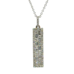 Diamond Bar Pendant