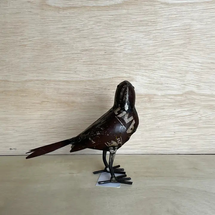 Crow Recycled Metal Animal