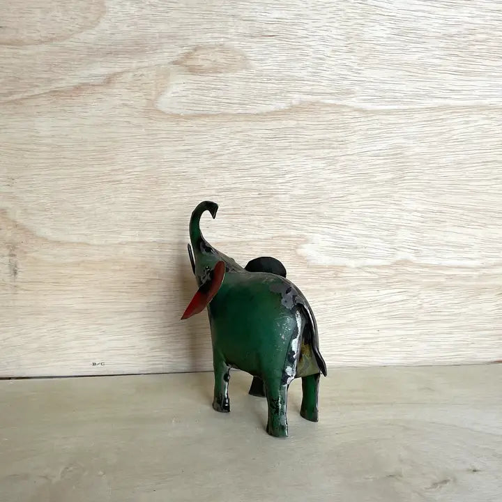Elephant Recycled Metal Animal
