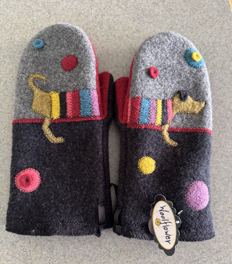 Hotdog Wool Mittens