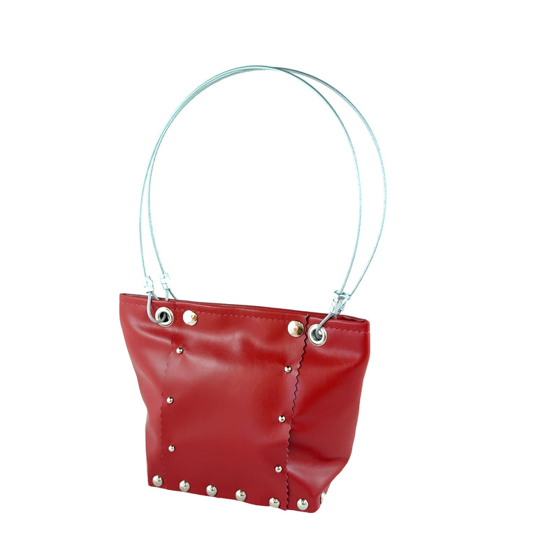 Small Runway Handbag in Red Semi-Gloss