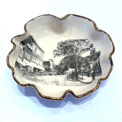Historic Collinsville Goodies Fluted Dish
