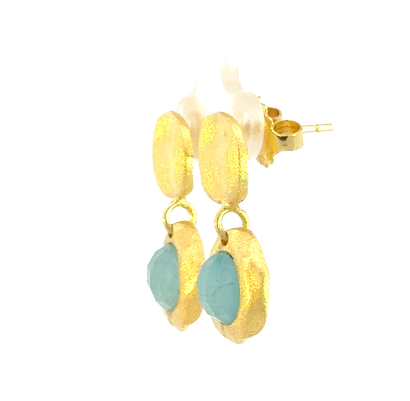 Seira Earrings - Aqua