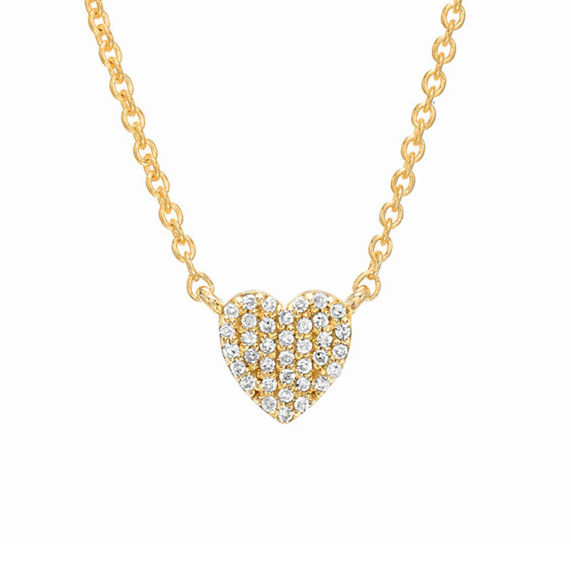 Heart Pave Necklace