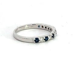 Sapphire and Diamond Band