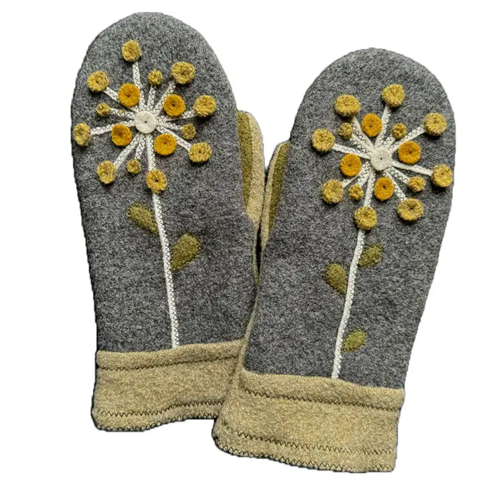 Dandelion Wool Mittens