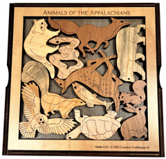 Animals of the Appalachian Mountains Puzzle - Forever Wild