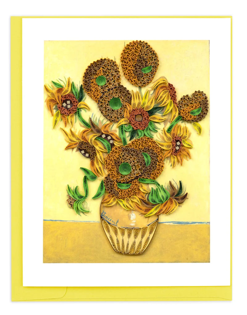 Artist Series - Sunflowers, Van Gogh Greeting Card