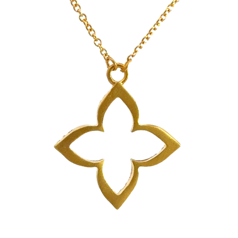 Yellow Gold and Diamond Necklace in 14K