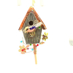 Bluebird Birdhouse Ornament