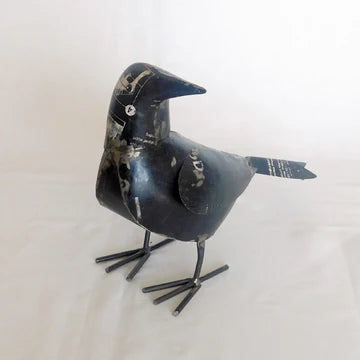 Raven Recycled Metal Animal