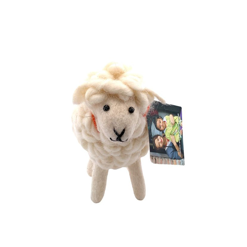 Shaggy Sheep - Small White