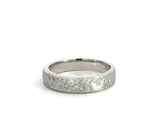 Diamond Medium Confetti Ring - 4.1mm