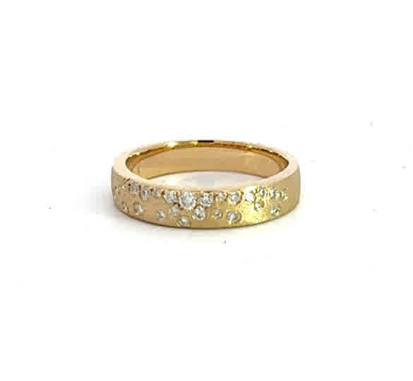 Diamond Medium Confetti Ring - 4.1mm