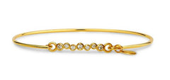 Stia Gold Plated Pave Icon Bubble Bracelet