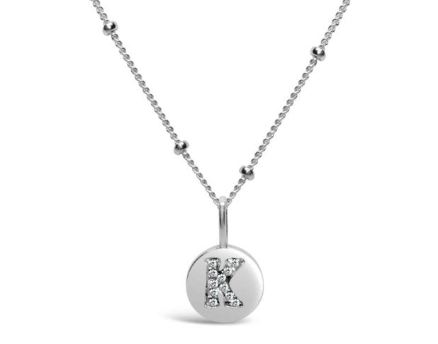 Stia Sterling Silver Love Letters Necklace in K