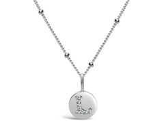 Stia Sterling Silver Love Letters Necklace in L