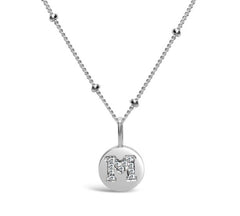Stia Sterling Silver Love Letters Necklace in M