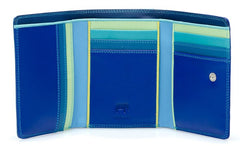 Mywalit Small Tri-Fold Leather Wallet in Seascape