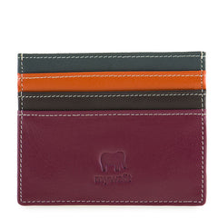mywalit Leather Credit Card Holder in Chianti
