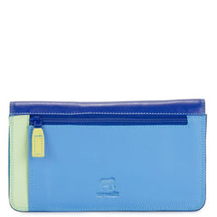 mywalit leather medium matinee wallet in seascape