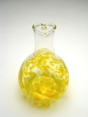 Henrietta Glass circle of friends yellow optimism vase
