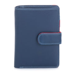 Mywalit Medium Leather Snap Wallet in Royal