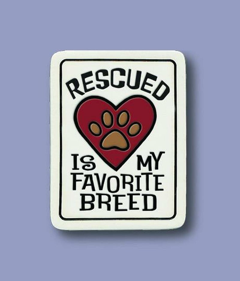 Spooner Creek Magnet "Rescued is my favorite breed."