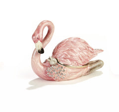 Flamingo & Baby Box