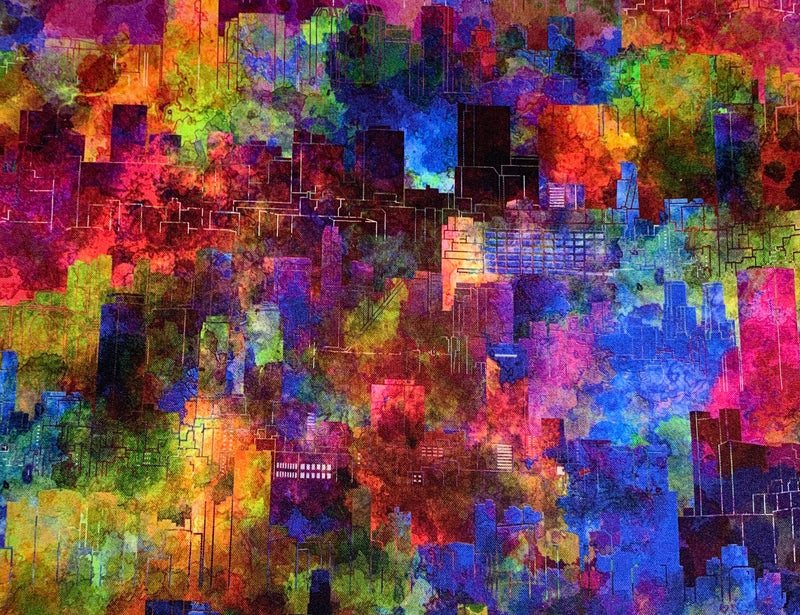 Multicolor Cityscape
