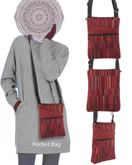 Pocket Bag - Bark Cloth