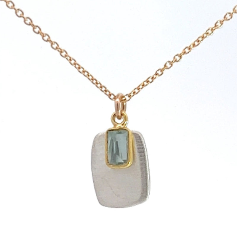 Aqua quartz Necklace