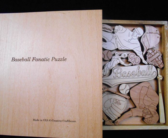 Creative Crafthouse Baseball Fanatic Picture Frame Puzzle