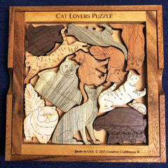 Creative Crafthouse Cat Lovers Picture Frame Puzzle