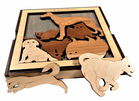 Cats & Dogs Picture Frame Puzzle