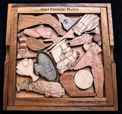 Creative Crafthouse Golf Fanatic Picture Frame Puzzle