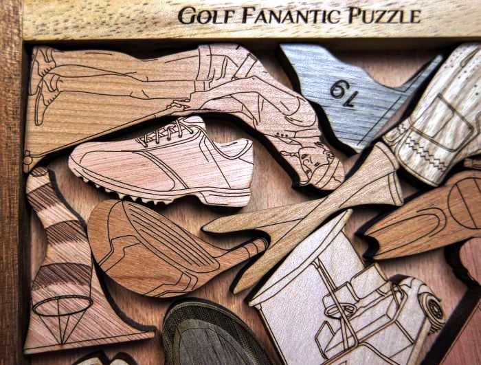 Creative Crafthouse Golf Fanatic Picture Frame Puzzle