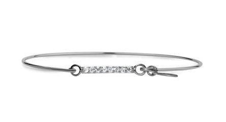 Stia Pave Icon Sterling Silver Bar Bracelet