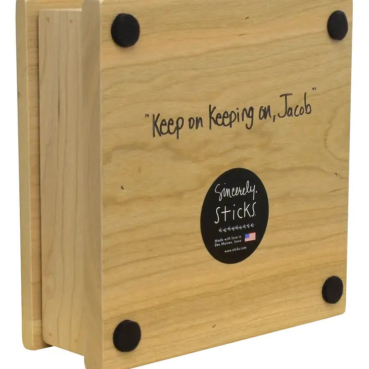 "Keep on Keeping on, Jacob" Keepsake Box