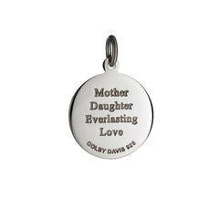 Colby Davis Sterling Small Mother Daughter Pendant 
