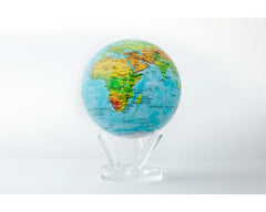 Blue Ocean Relief Map World Globe 6