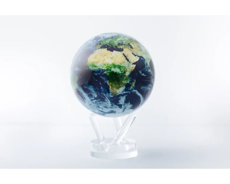 Earth with Clouds Globe 4.5"