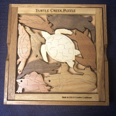 Creative Crafthouse Wood Turtle Creek Picture Frame Puzzle